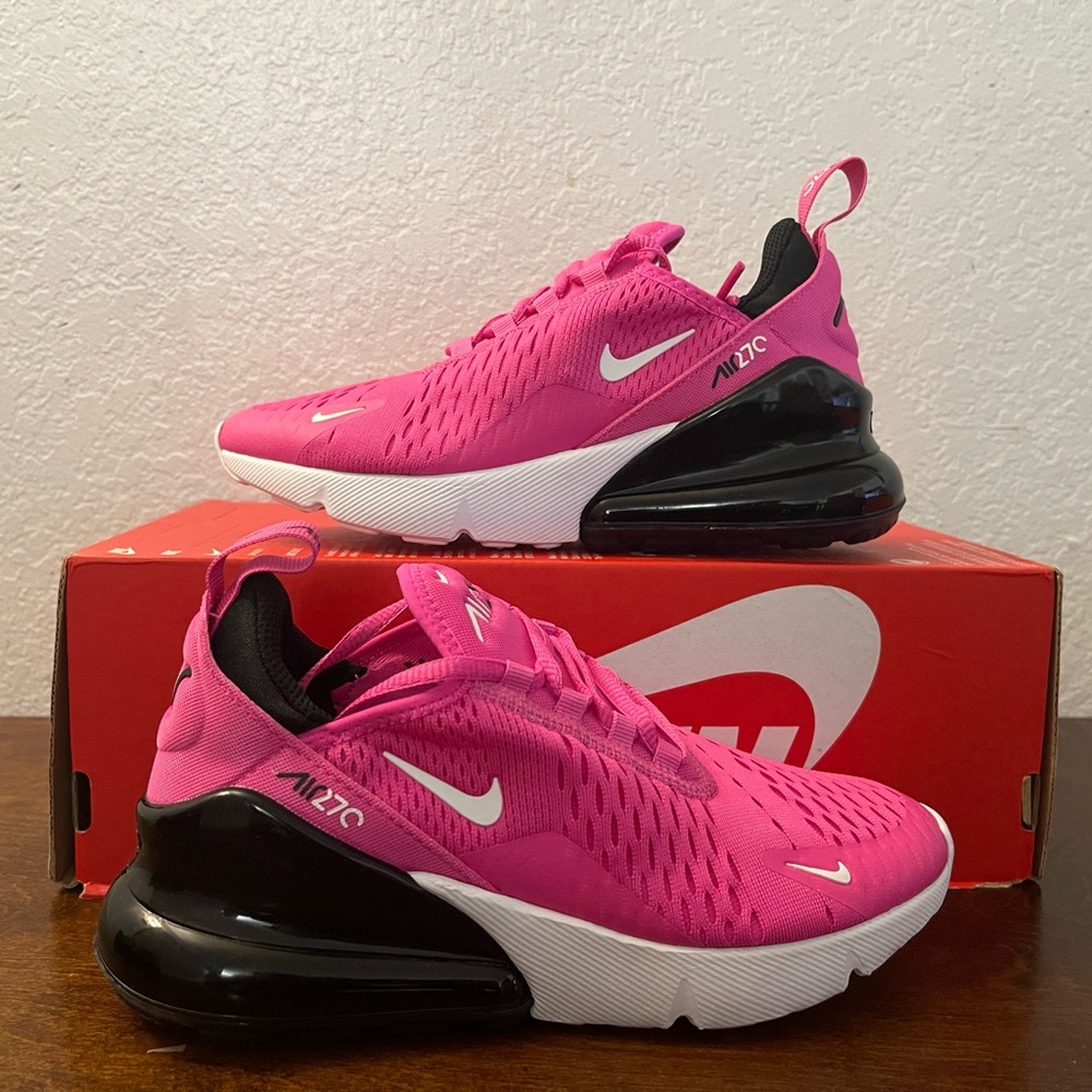 Nike Air Max 270 GS 'Laser Fuchsia' 943345-602 Size 3.5Y Women's Size 5